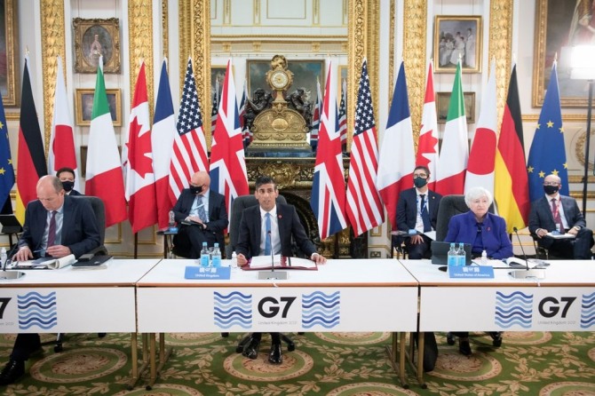 2021년 G7 정상회의 모습. 사진=로이터