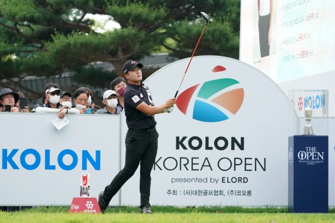 한국오픈 우승자 김민규. 사진=대회조직위