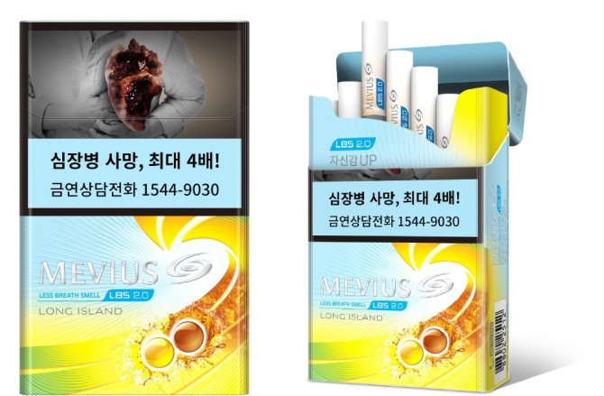 JTI코리아 신제품 '메비우스 LBS 롱 아일랜드'. 사진=JTI코리아