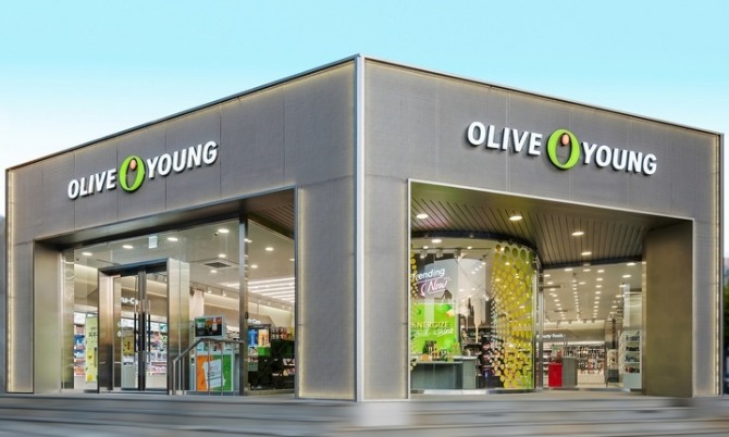 Olive Young代表卖场照。照片=Olive Young