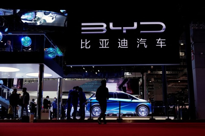 중국 최대 전기차기업 BYD. 사진=로이터