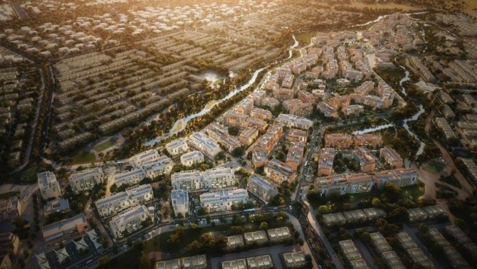 사우디 리야드 로쉰 세드라 커뮤니티 조감도. 사진=한미글로벌