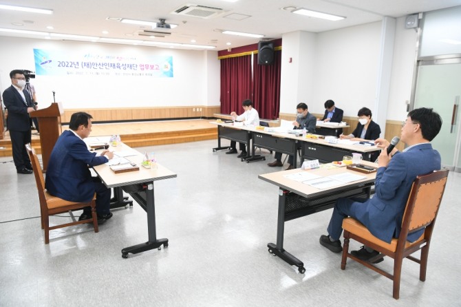이민근 안산시장은 지난 11~12일 민선8기 출범 후 처음으로 시 출자·출연기관을 방문해 임직원들을 격려하고 소통하는 시간을 가졌다. 사진=안산시