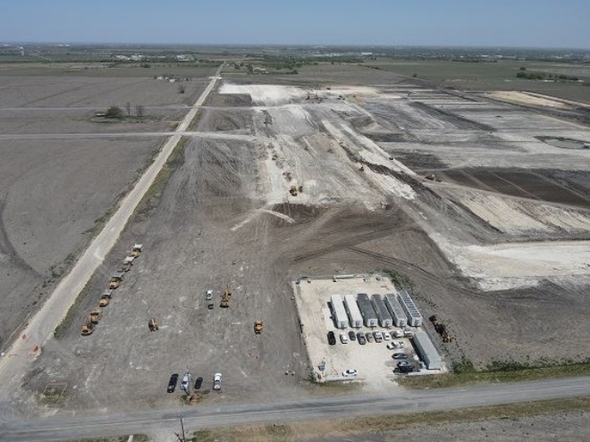 삼성전자의 파운드리 신공장이 들어설 미국 텍사스주 테일러시 부지. 현재 공사가 진행 중이지만, 아직까지 착공식은 진행되지 않았다. 사진=뉴시스 