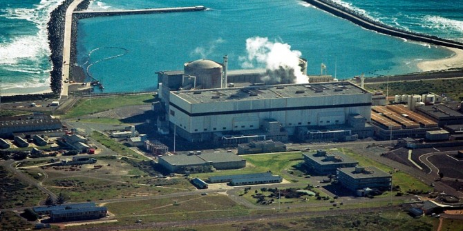 남아프리카 공화국 케이프타운 인근에 있는 쾨베르그 원자력 발전소.