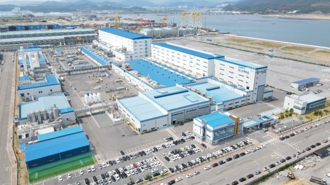 POSCO Chemical's cathode material Gwangyang plant. Photo= POSCO Chemical