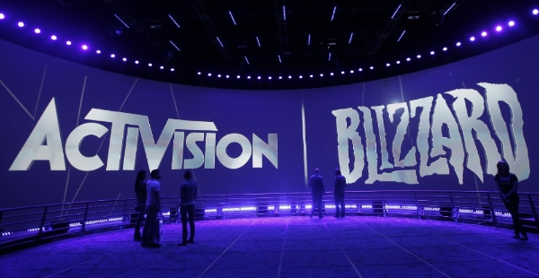미국 뉴욕시 게임 행사 E3에 설치됐던 액티비전 블리자드 부스의 모습. 사진=AP통신·뉴시스