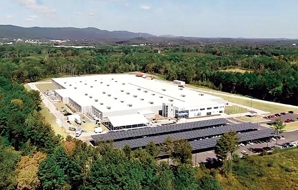미국 조지아주 달튼시에 위치한 한화큐셀의 태양광 모듈 공장. 사진=한화큐셀