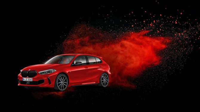 M135i xDrive 프리즘 이몰라 레드. 사진=BMW코리아