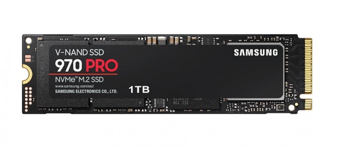 삼성전자의 970 PRO NVMe 1TB SSD 저장장치. 사진=삼성독일