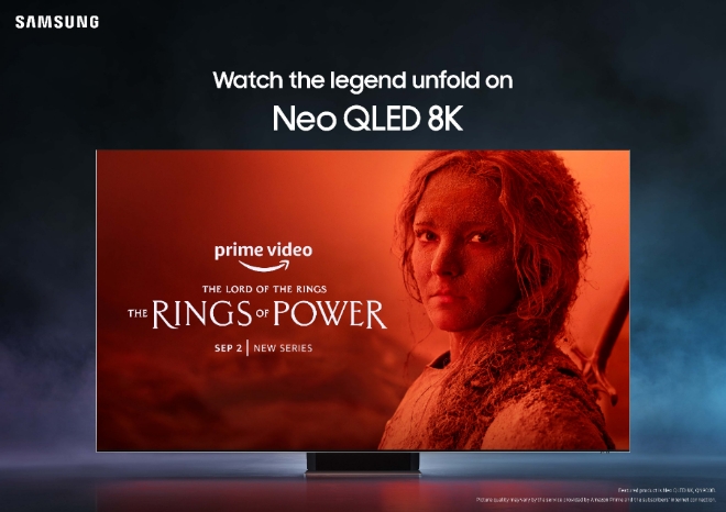 약 2분 분량의 예고편 영상은 삼성 'Neo QLED 8K'가 등장하며 시작하며, 드라마의 주요 장면을 8K 화질로 담고 있다. 사진=삼성전자