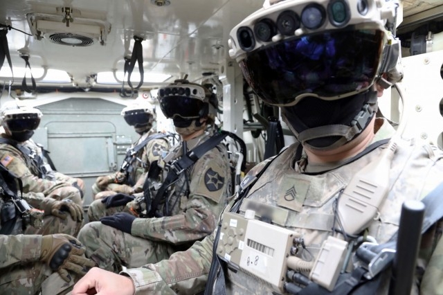 미국 마이크로소프트(MS)가 개발한 AR(증강현실) 전투용 고글. 사진=미 육군