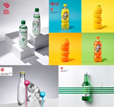 디자인 어워드 수상작. 사진=롯데칠성음료