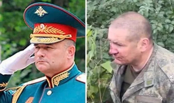 우크라이나군에게 생포된 것으로 알려진 안드레이 시체보이 러시아군 중장. 사진=익스프레스/텔레그램