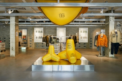 한남플래그십스토어 솟솟리버스 전시 현장. 사진=코오롱FnC