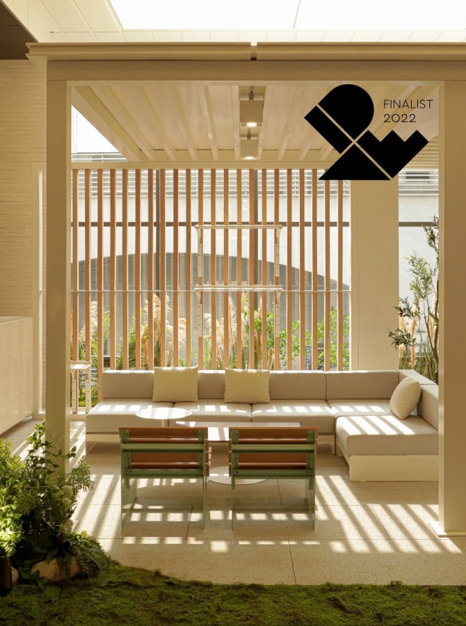 ‘IDEA 디자인 어워드 2022'에서 파이널리스트(Finalist)를 수상한 ‘자이스케이프-파고라’ 사진=GS건설