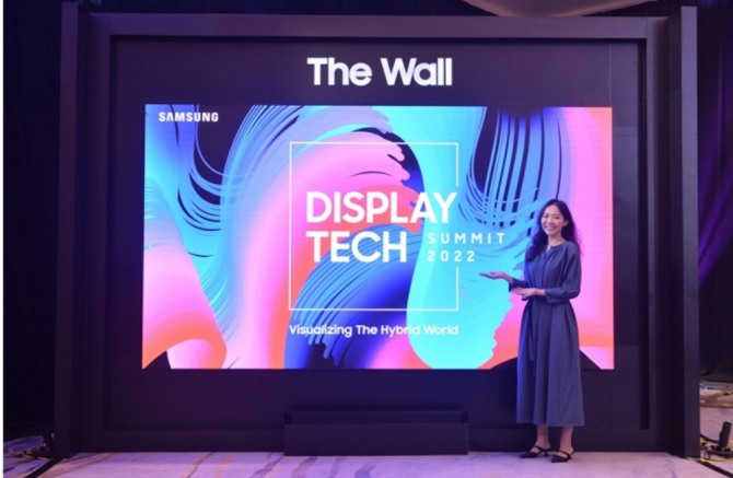삼성이 신모델을 선보인 2022 삼성디스플레이 테크서밋(Samsung Display Tech Summit). 사진=삼성전자