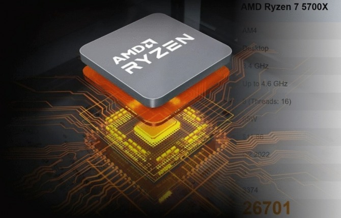 AMD의 라이젠 시리즈.