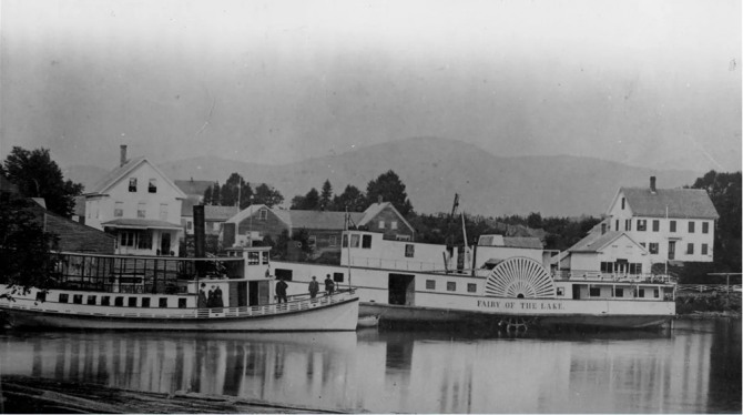 증기선이 운행 중이던 1830년대부터 1930년대까지이 호수는 오늘날 햄튼만큼 미국 관광객들에게 인기가 있었다. 사진=무스 헤드 해양 박물관