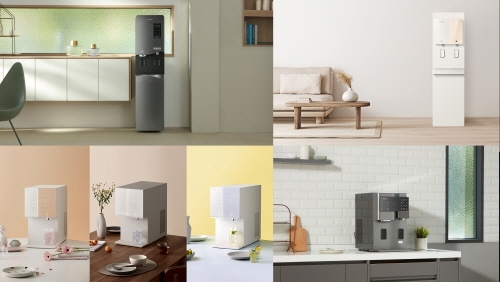 2022 IDEA 디자인 어워드 본상 수상제품 4종. 사진=청호나이스.