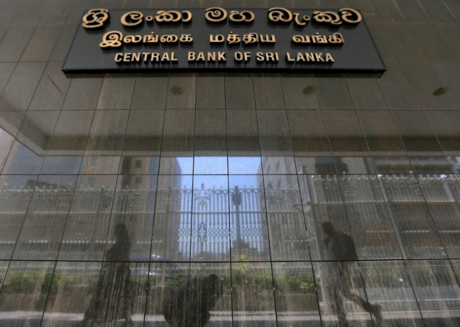 스리랑카 콜롬보에 두고 있는 스리랑카 중앙은행(CBSL). 사진=로이터