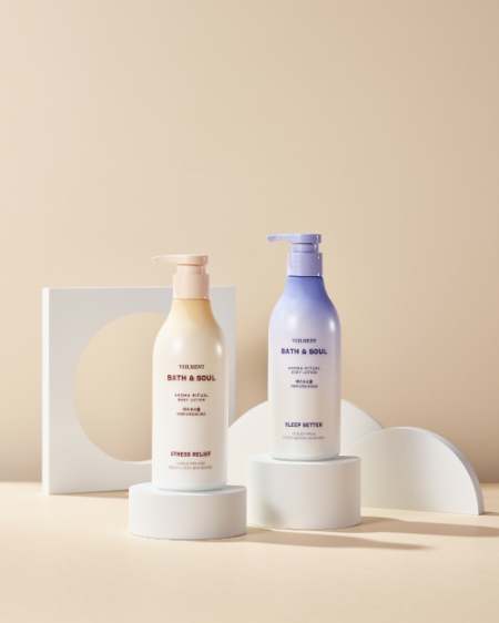 벨먼 바스앤소울 아로마 리추얼 바디로션 2종. 사진=LG생활건강