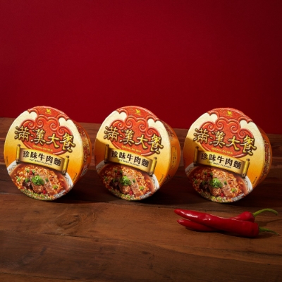 만한대찬 진미우육면. 사진=웅진식품