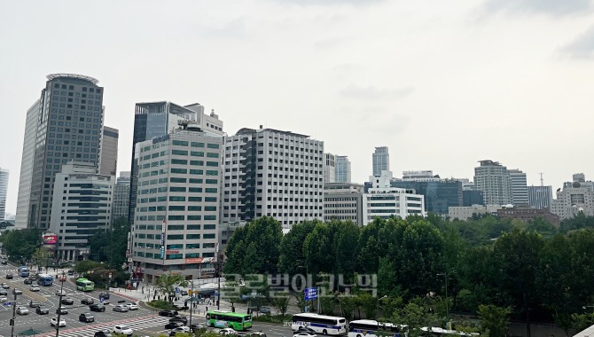 서울 도심권(CBD) 오피스 전경. 사진=박상훈 기자