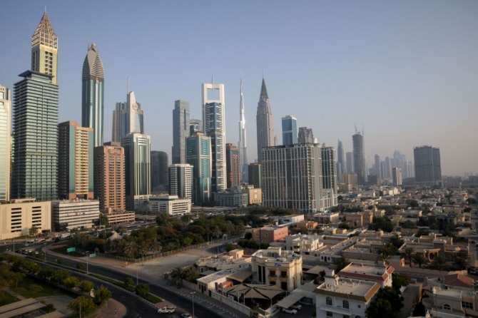 UAE 두바이 도심지 스카라인 전경(사진=로이터)