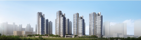 '검단 한신더휴 어반파크' 투시도. 사진=한신공영