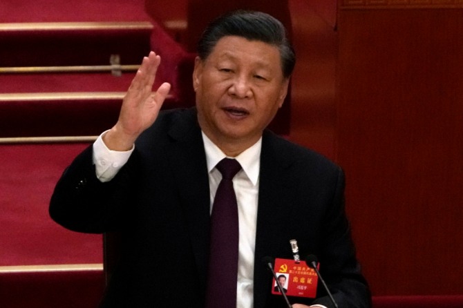 시진핑 중국 국가주석은 중국 공산당 제20차 전국대표대회에서 대만 침공에 대한 야욕을 드러냈다. 사진=AP/뉴시스