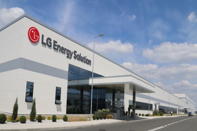 LG新能源解决方案电动汽车电池波兰工厂。照片=LG新能源解决方案