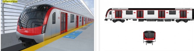 캐나다 TCC가 공개한 새열차의 디자인 예상도. 사진=캐나다 TCC