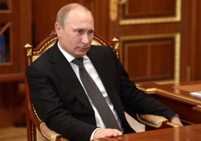 블라디미르 푸틴 러시아 대통령 모습 