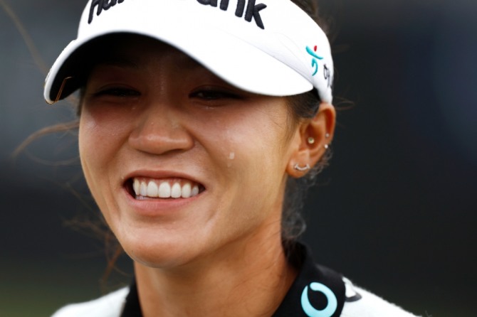 우승한 뒤 감격의 눈물을 흘리는 리디아 고. 사진=LPGA