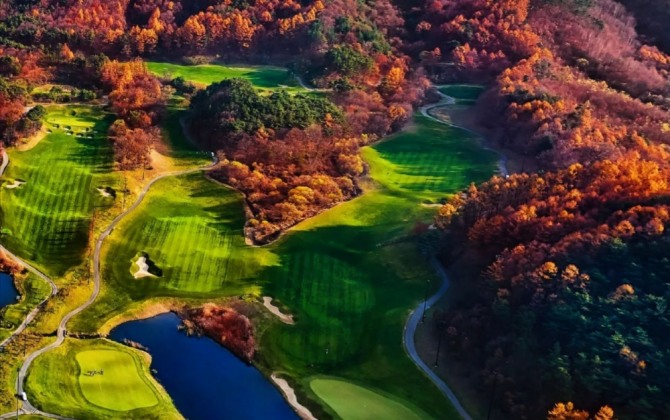 장수CC 코스 풍광. 사진=맑음스튜디오 김충무 포토