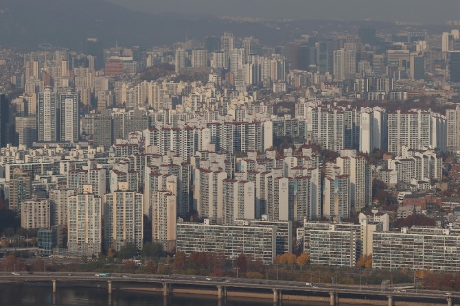 서울 시내 아파트 전경 .사진=자료