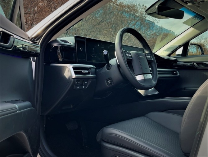 신형 그랜저 운전석. 사진=김정희 기자