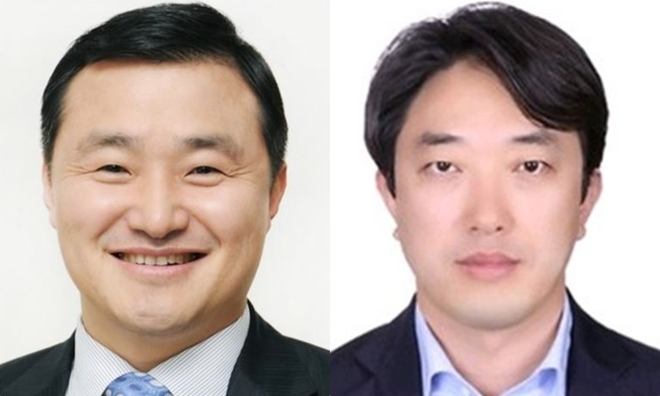 삼성전자는 지난 9일 정기 인사와 조직개편을 통해 노태문(왼쪽) MX(모바일경험) 부문 사업부장을 유임했으며, 디자인경영센터장도 겸직키로 결정했다. 또한 지난 2020년 삼성전자 최연소 부사장에 선임된 최원준 부사장을 개발실장에 선임했다. 사진=삼성전자