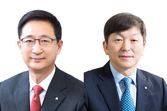 (왼쪽부터)조용일 현대해상 신임 부회장,이성재 현대해상 신임 사장.사진제공=현대해상