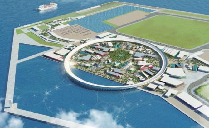 2025 오사카 엑스포 부지 조감도