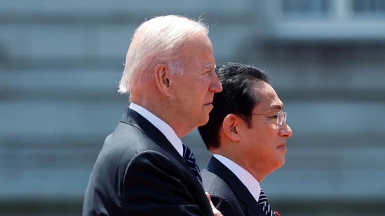 조 바이든 미국 대통령과 기시다 후미오 일본 총리. 사진=로이터