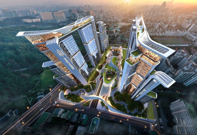 방배신동아 재건축 '오티에르 방배' 조감도. 사진=포스코건설