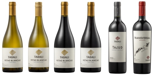 따발리(TABALI) 와인 브랜드 6종. 사진=신세계L&B.