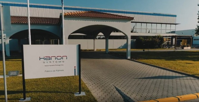 포르투갈 팔멜라에 있는 한온시스템 공장. 사진=한온시스템 홍보영상 캡처