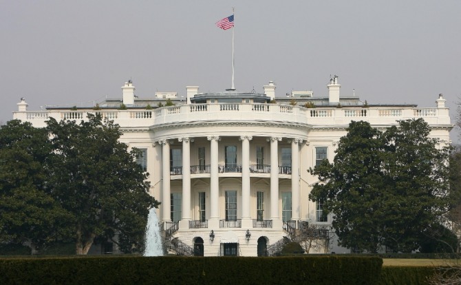 미국 백악관 모습. 