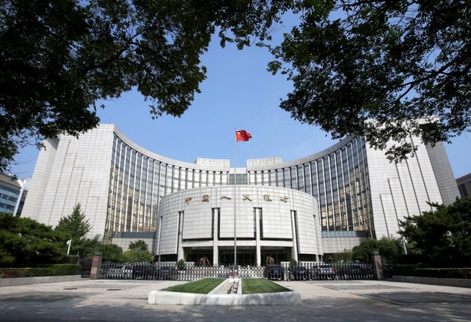 베이징에 있는 중국 중앙은행인 중국인민은행(PBoC) 전경. 사진=로이터