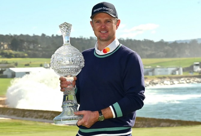 4년만에 우승한 저스틴 로즈. 사진=PGA