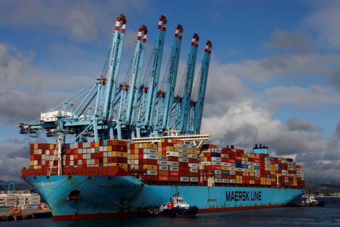 덴마크 해운기업 머스크(Maersk)가 8일 실적발표를 진행했다. 사진=로이터
