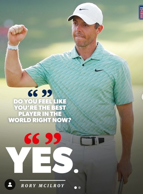 로리 매킬로이. 사진=PGA투어 인스타그램